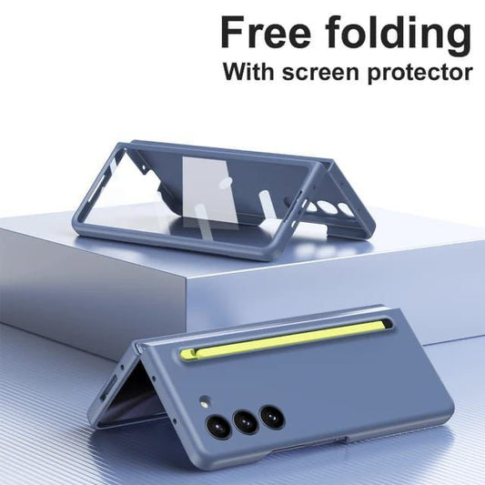 Galaxy Z Fold Series SlimGuard Armor Case with S Pen and Front Tempered Glass